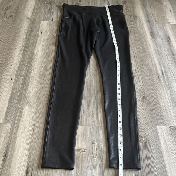 NWOT SPANX FAUX LEATHER BLACK LEGGING Size Medium (MSPR $98) - Picture 6 of 9